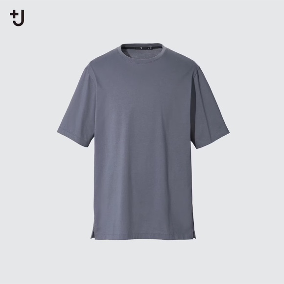 +J Supima® Cotton Relaxed-Fit Crew Neck T-Shirt - Picture 1 of 6